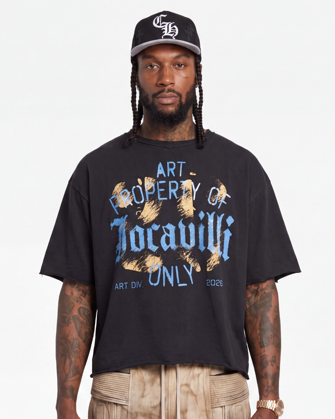 ART GALLERY TEE  (DARK GREY)