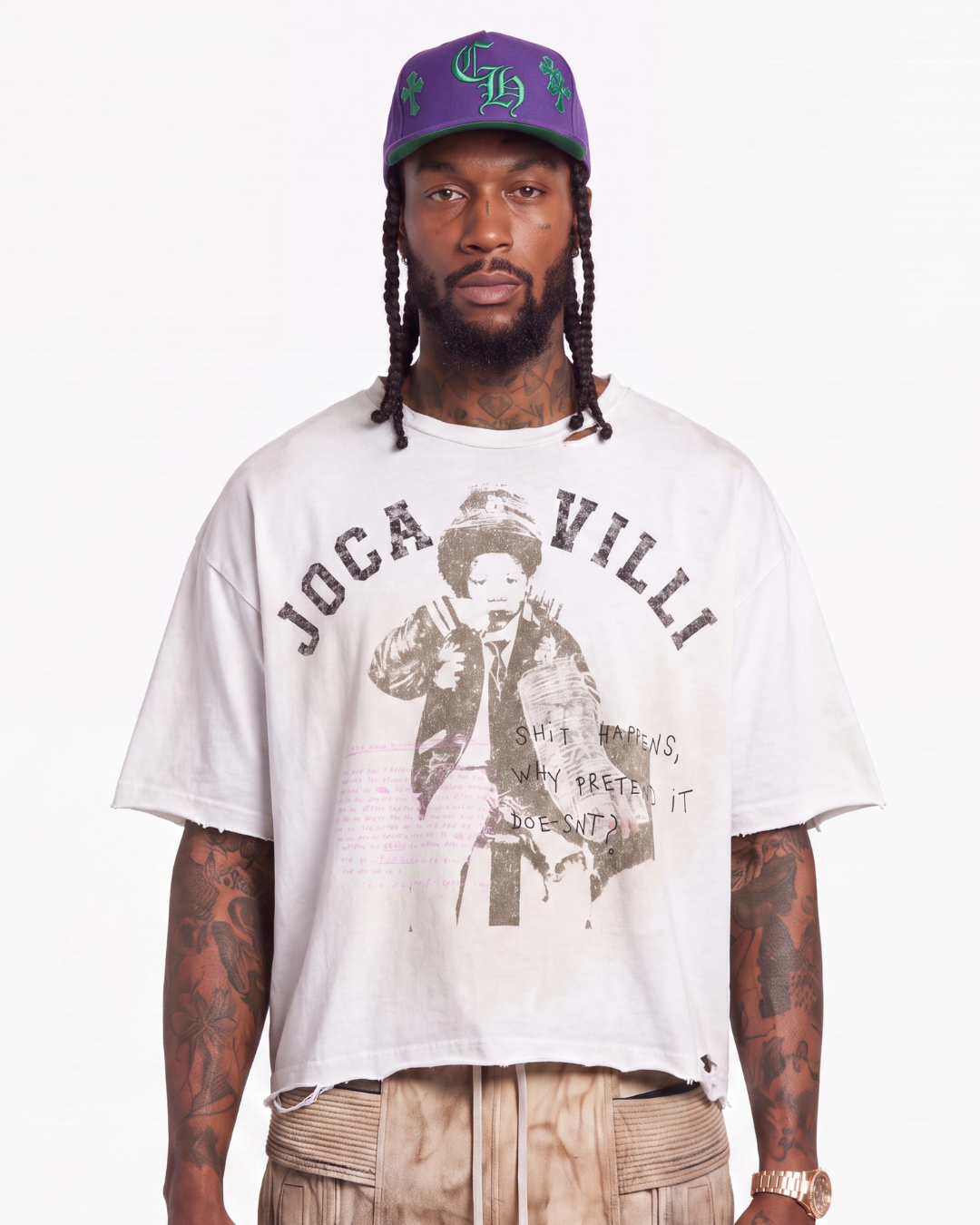 BANKROLL TEE (CREME)